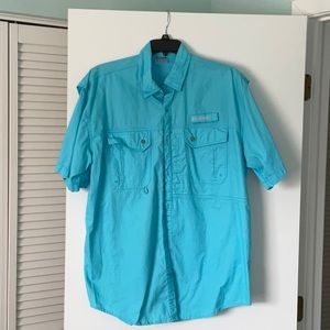 Reel Legends Men's Bonito SS Button Up Shirt